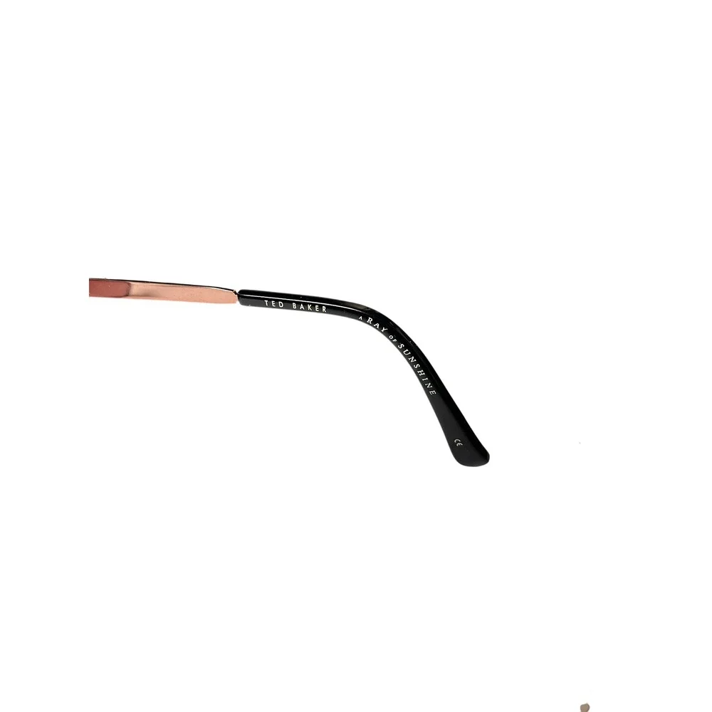 Ted Baker Willow 1412 001 Sunglasses Black Rose Gold Cat Eye Brown Gradient Lens